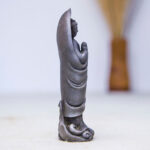 Buddha Stones Handmade Sakyamuni Buddha Namaste Iron Powder Rust Cast Resin Statue Decoration Decorations BS 15