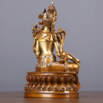 Buddha Stones Bodhisattva Green Tara Figurine Protection Brass Copper Statue Home Offering Decoration Decorations BS 11