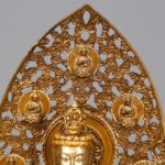 Buddha Stones Kwan Yin Avalokitesvara Aura Harmony Brass Copper Statue Home Desk Decoration Decorations BS 7