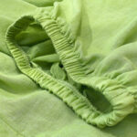 Buddha Stones Summer Plain Color Linen Drawstring Pants With Pockets Women's Pants BS 24