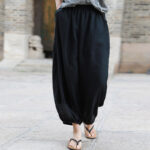 Buddha Stones Casual Summer Women's Cotton Pants With Pockets Women's Pants BS 16