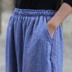 Buddha Stones Casual Summer Women's Cotton Pants With Pockets Women's Pants BS 30