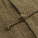 Buddha Stones Tang Frog-Button Long Sleeve Shirt Cotton Linen Men's Clothing Men's Shirts BS 15