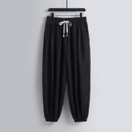 Buddha Stones Three-Quarter Sleeves Cropped Bloomers Cotton Top Pants Clothing Men's Set Men's Meditation Cloth BS 7