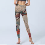 Buddha Stones Dunhuang Flying Apsaras Auspicious Clouds Print Fitness Leggings Women's Yoga Pants - image 8