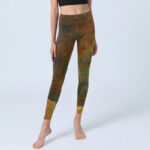Buddha Stones Auspicious Clouds Print Lycra Fabric Fitness Leggings Women's Yoga Pants - image 7