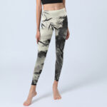 Buddha Stones Ink Bamboo Pine Mountains Print Gym Leggings Women's Yoga Pants - image 6