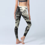 Buddha Stones Ink Bamboo Pine Mountains Print Gym Leggings Women's Yoga Pants - image 5
