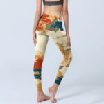 Buddha Stones Colorful Clouds Print Fitness Leggings Women's Yoga Pants - image 5