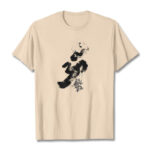Buddha Stones OM Bamboo Ink Cotton Tee T-shirt T-Shirts BS Bisque 2XL
