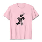Buddha Stones OM Bamboo Ink Cotton Tee T-shirt T-Shirts BS LightPink 2XL