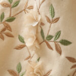 Buddha Stones Wool Shawl 3D Floral Embroidery Tassel Winter Cozy Travel Scarf Wrap Shawl BS 24