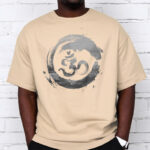 Buddha Stones Om Lotus Cotton Tee T-shirt T-Shirts BS 12