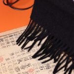 Buddha Stones Wool Shawl Bamboo Leaf Embroidery Tassel Winter Cozy Travel Scarf Wrap Shawl BS 4