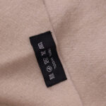 Buddha Stones Wool Shawl Yulan Magnolia Embroidery Tassel Winter Cozy Travel Scarf Wrap Shawl BS 4