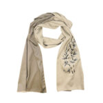Buddha Stones Polyester Shawl Yulan Butterfly Bamboo Magpie Suzhou Embroidery Winter Cozy Travel Scarf Wrap Shawl BS 6