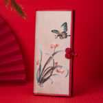 Buddha Stones Butterfly Orchid Su Embroidery Journey Shopping Purse Handbag Wallet&Handbags BS Pink (Orchid) 20*11cm