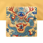 Buddha Stones Mythical Beast Phoenix Dragon Qilin Su Embroidery Ticket Folder Storage Journey Shopping Purse Handbag Wallet&Handbags BS 18