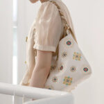 Buddha Stones Satin Su Embroidery Journey Shopping Shoulder Bag Handbag Crossbody Bag Shoulder Bag BS 20