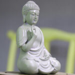 Buddha Stones Small Meditation Prayer Resin Buddha Statue Compassion Home Desk Decoration Decorations BS 2