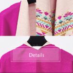 Buddha Stones Tibetan Geometric Rhombus Pattern Tassels Shawl Fall Winter Warm Cozy Scarf Wrap Tibetan Shawl BS 45