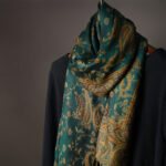 Buddha Stones Tibetan Cashew Flower Vine Print Tassels Shawl Fall Winter Soft Scarf Wrap Tibetan Shawl BS 3