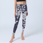 Buddha Stones Flowers Blossom Print Sports Fitness Leggings Women's Yoga Pants - image 6