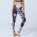 Buddha Stones Flowers Blossom Print Sports Fitness Leggings Women's Yoga Pants - image 5
