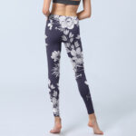 Buddha Stones Flowers Blossom Print Sports Fitness Leggings Women's Yoga Pants - image 7