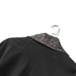 Buddha Stones Fall Men's Cotton Mid-length Coat Double-sided Jacket Men's Coat BS 11