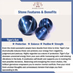 Buddha Stones Natural Blue Tiger Eye Om Mani Padme Hum Strength Bracelet - image 9