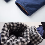 Buddha Stones Winter Solid Men's Drawstring Cotton Fleece Lined Pants With Pockets Men's Pants BS 4