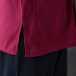 Buddha Stones Women's Frog-Button Long Sleeve Shirt Pants Meditation Cotton Linen Clothing Women's Meditation Cloth BS 13