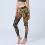 Buddha Stones Vibrant Phoenix Gym Leggings Women's Yoga Pants - Black - US18，UK/AU22，EU50 (4XL) - image 1