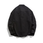 Buddha Stones Solid Color Frog-button Tang Suit Cotton Men's Jacket Shirt Men's Jacket Shirt BS 9