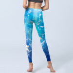 Buddha Stones Fish In The Ocean Print Gym Leggings Women's Yoga Pants - image 7