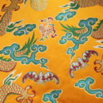 Buddha Stones Chinese New Year Dragon Embroidery Auspicious Clouds Frog-button Tang Suit Men's Jacket Shirt Men's Jacket Shirt BS 9