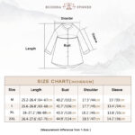 Buddha Stones Solid Color Button Three Quarter Sleeve Cotton Linen Shirt - image 6