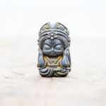Buddha Stones Handmade Zakiram Iron Powder Rust Cast Resin Statue Zen Home Decoration Decorations BS Rust Version Don't Listen 7*4*4cm