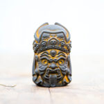 Buddha Stones Handmade Zakiram Iron Powder Rust Cast Resin Statue Zen Home Decoration Decorations BS 12