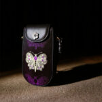 Buddha Stones Retro Flower Butterfly Leaves Branches Song Brocade Shoulder Bag Hangbags Shoudler Bag&Handbags BS 2