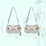 Buddha Stones Panda Flowers Gourd Pendant Shoulder Bag Crossbody Bag Crossbody Bag&Shoudler Bag BS 5