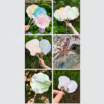 Buddha Stones DIY Chinese Lacquer Fan Blank Painting Handheld Fan Fan BS 16