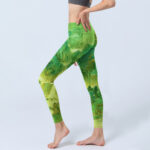 Buddha Stones Mountain River Lanscape Print Gym Leggings Women's Yoga Pants - image 3