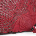 Buddha Stones Retro Bamboo Hollow Engraving Handheld Bamboo Folding Fan Folding Fan BS 8