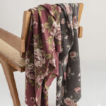Buddha Stones Tibetan Shawl Garden Rose Fall Winter Cozy Travel Scarf Wrap Tibetan Shawl BS 4