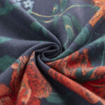 Buddha Stones Tibetan Multiflora Rose Print Pattern Design Shawl Fall Winter Cozy Warm Scarf Wrap Tibetan Shawl BS 4