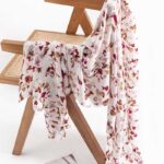 Buddha Stones Tibetan Floral Falling Leaves Print Shawl Fall Winter Cozy Warm Travel Scarf Wrap Tibetan Shawl BS 4