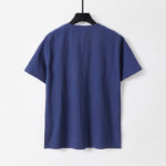 Buddha Stones Casual Plain Color Short Sleeve One Frog Button Cotton Linen Men's Shirt Men's Shirts BS 4