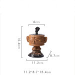 Buddha Stones Sanxingdui Healing Ceramic Incense Burner Desk Decoration Incense Burner BS 7